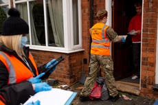 Used coronavirus test kits handed out to students in Birmingham