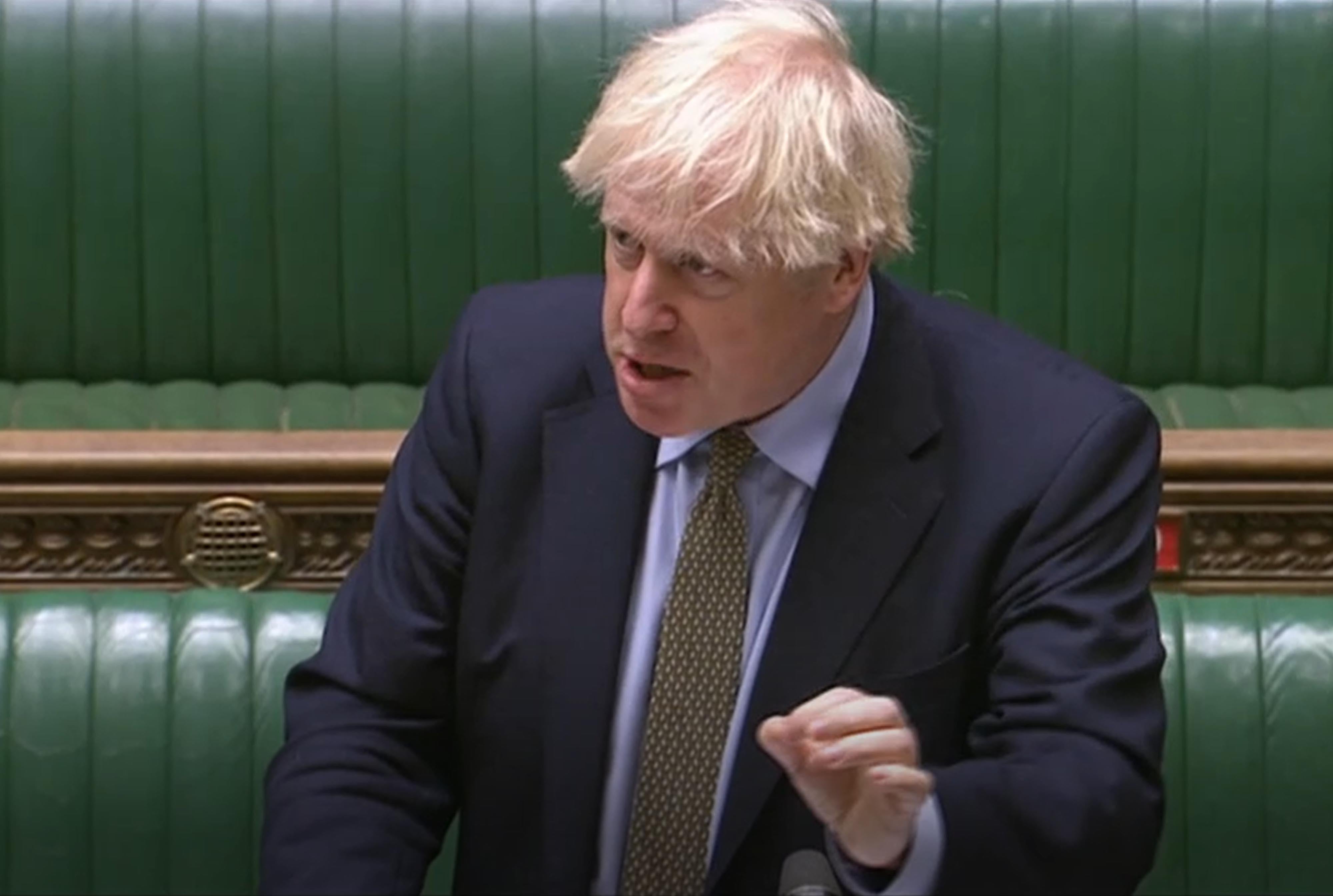 'Opportunism is the name of the game for the party opposite,' claimed Boris Johnson at PMQs