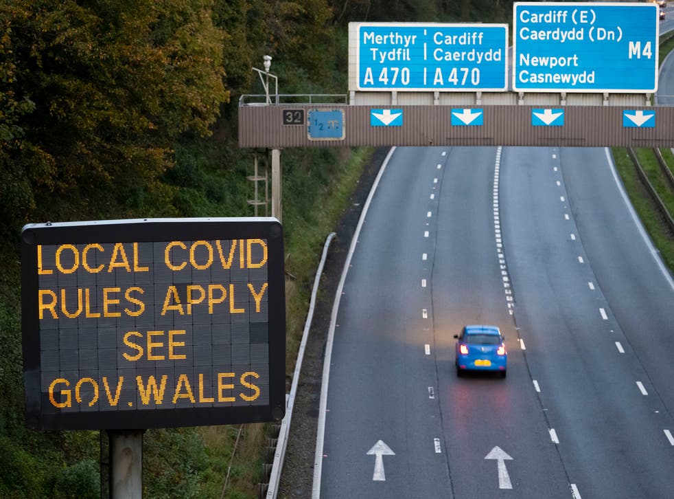 Travellers are not allowed into Wales