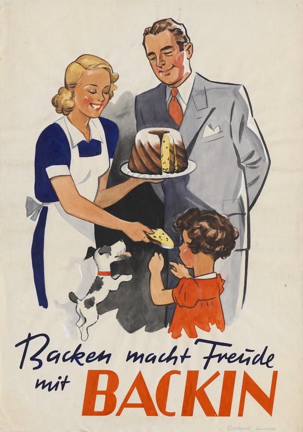 An advert in West Germany, 1950