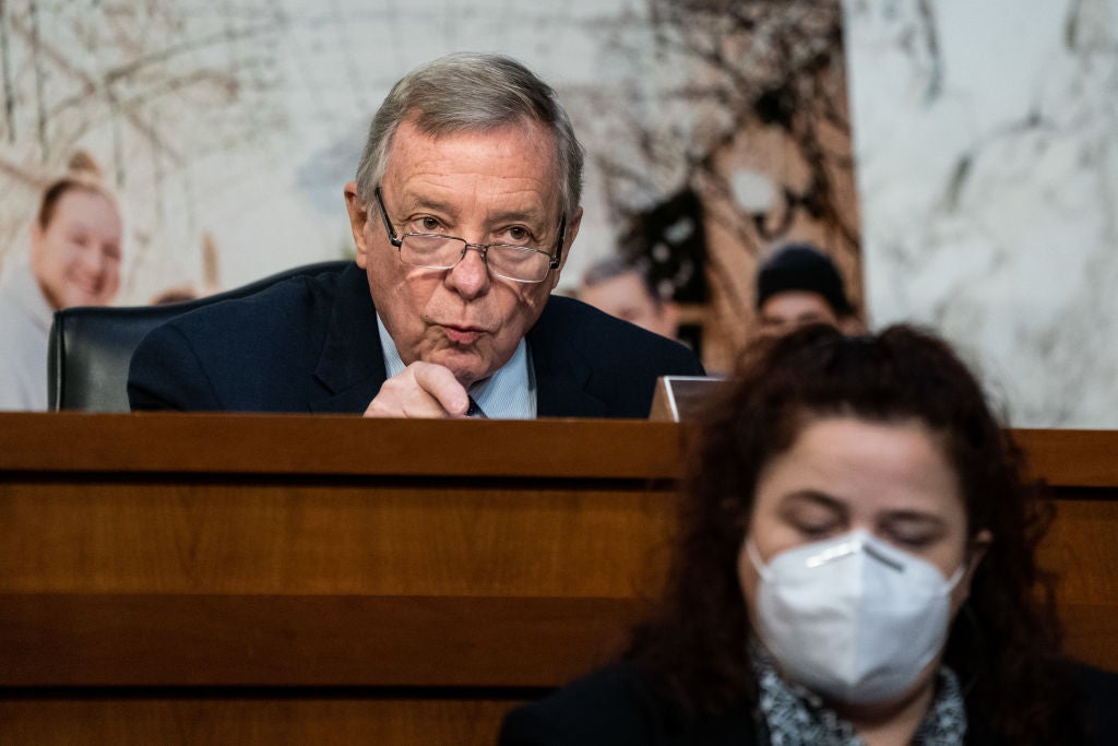 <p>Senate Democratic Whip Richard Durbin said a final Covid relief deal could come on Thursday</p>