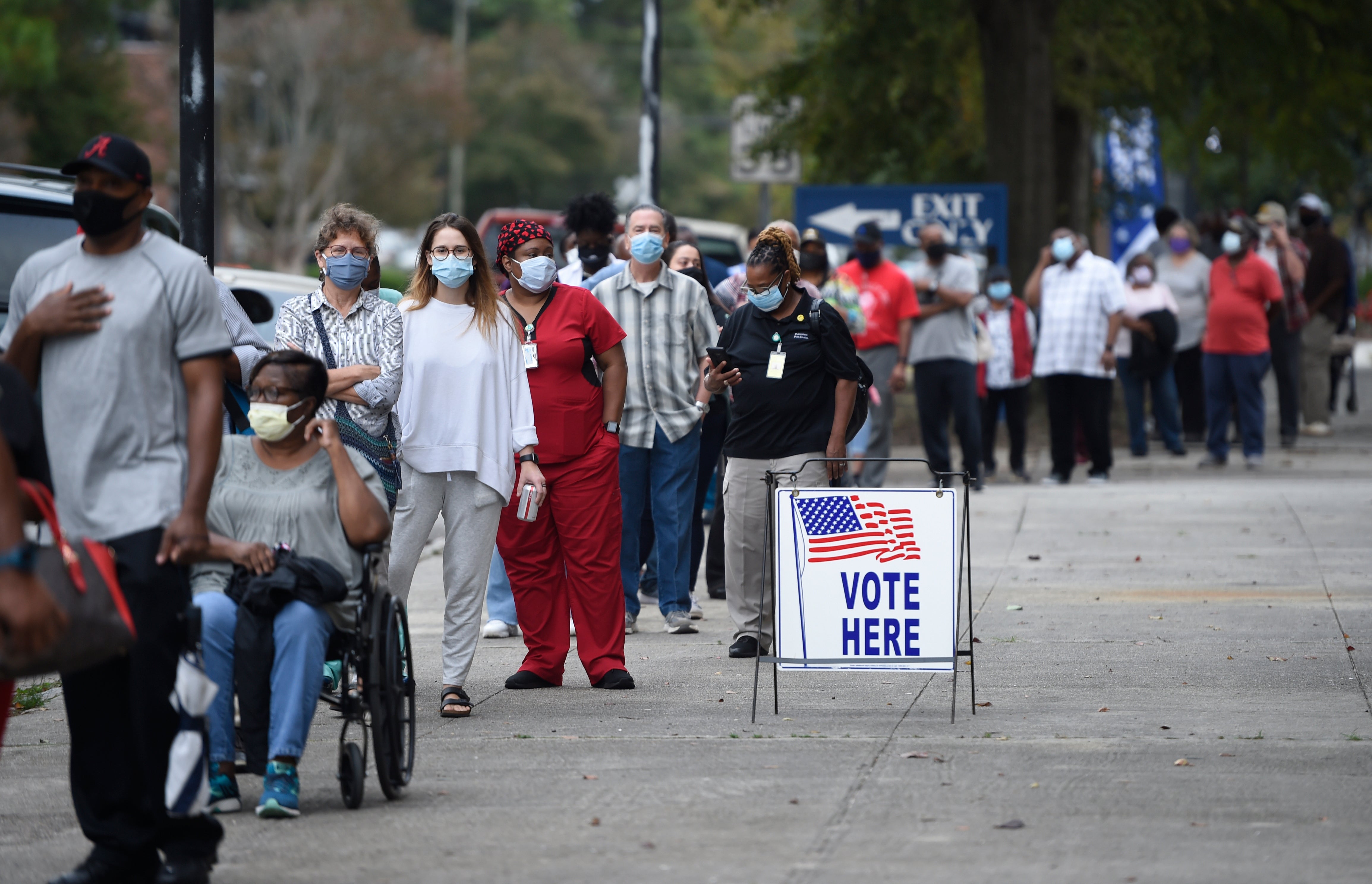 Election 2020 Black Voters Early-Voting