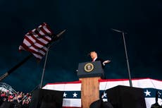 Trump admits 'I am little bit concerned' at poll in Iowa