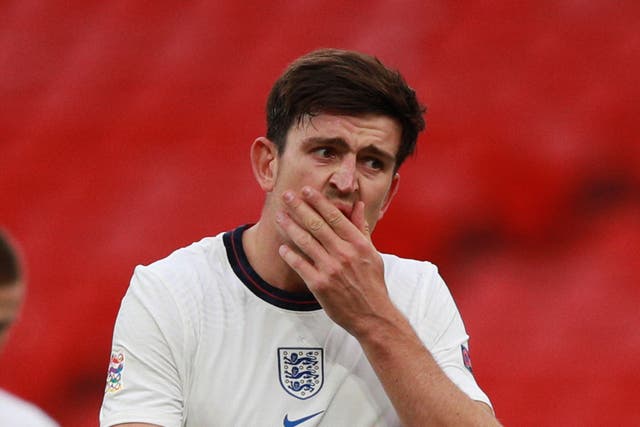 Maguire is struggling on the pitch