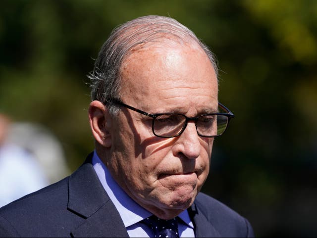 El asesor económico de la Casa Blanca, Larry Kudlow, quien asistió a reuniones con inversionistas en febrero.