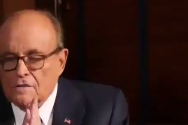  Rudy Giuliani appeared to mock Asians in extended video uploaded to YouTube this week 