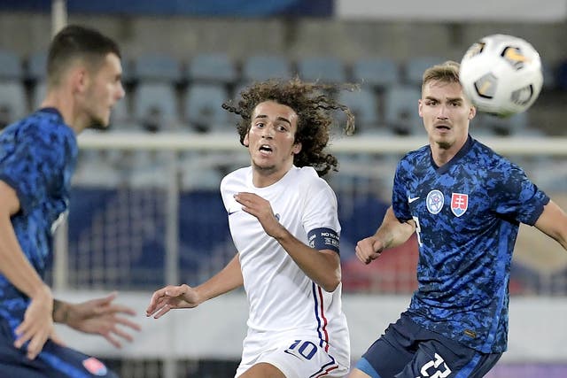 Matteo Guendouzi in action for France U21s this week