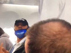 Trump supporter kicked off flight after ‘repeatedly’ lowering his mask