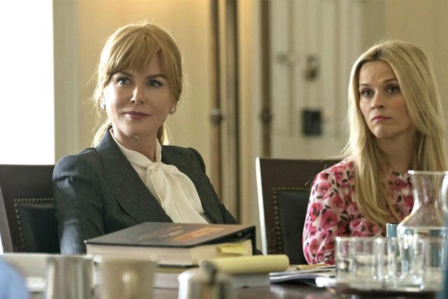 <p>Kidman and Reese Witherspoon in ‘Big Little Lies’</p>