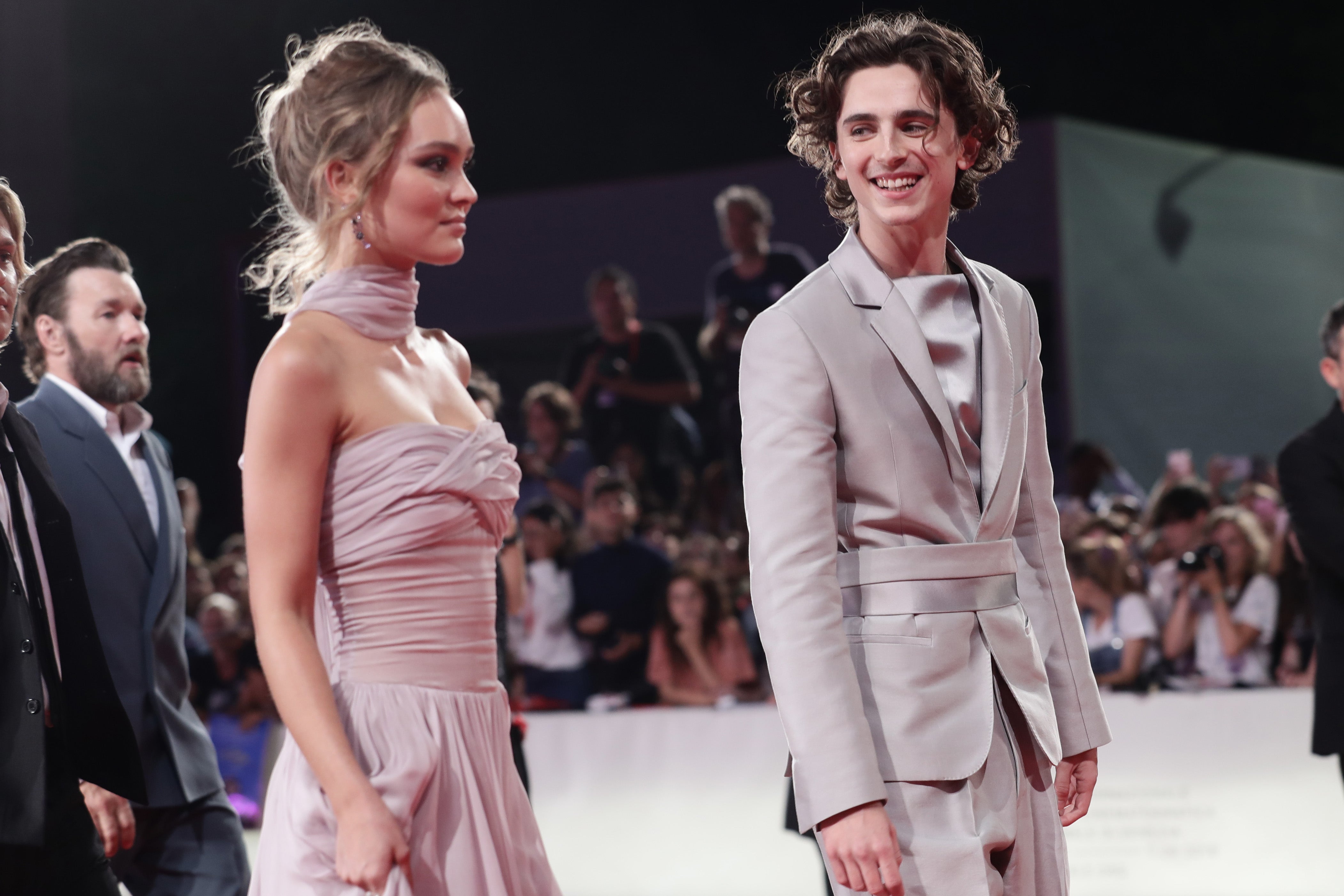 Timothee Chalamet says he was ‘embarrassed’ by photos of himself and Lily-Rose Depp kissing