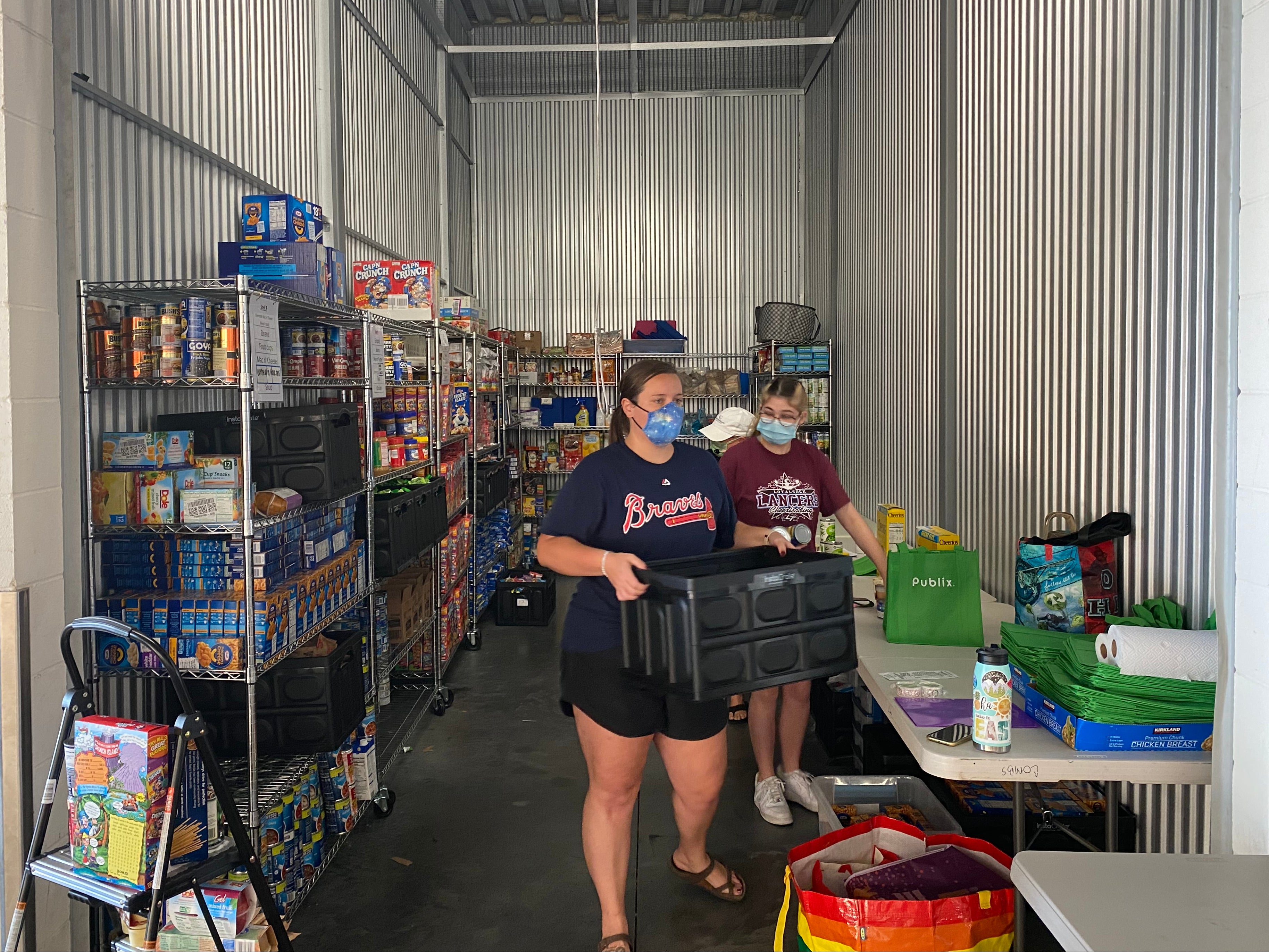 Emily Lartigue started a food bank for Disney employees who have been laid-off or furloughed during the pandemic.