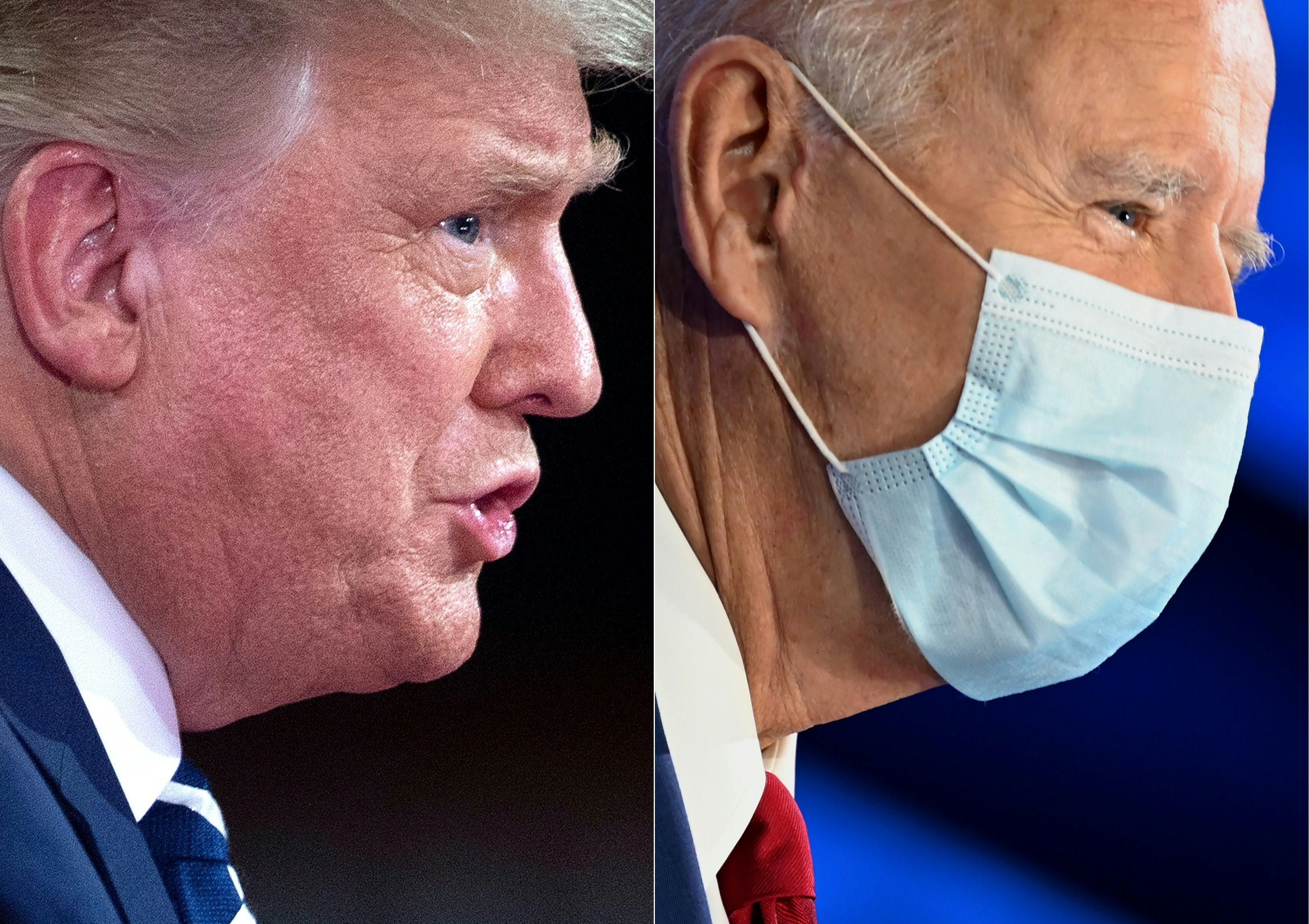 Donald Trump and Joe Biden