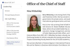 White House puts ‘politicals’ at CDC to try to control info