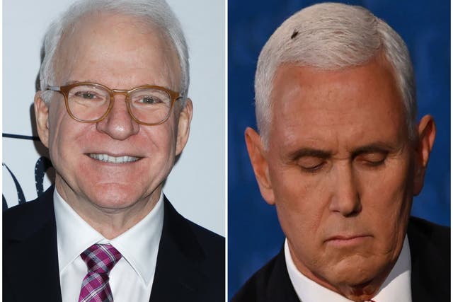 Steve Martin and Mike Pence
