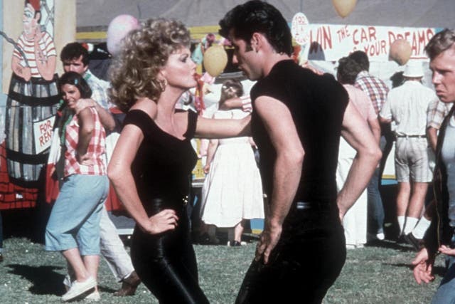 Olivia Newton-John and John Travolta performing ‘You’re the One That I Want’ in ‘Grease'