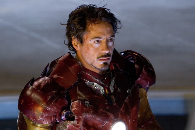 <p>Robert Downey Jr as Iron Man</p>