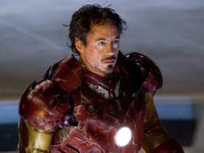 Robert Downey Jr was ‘blinded’ when he wore the original Iron Man suit