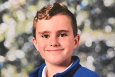 Boy, 9, died after changing room locker fell on him, inquest hears