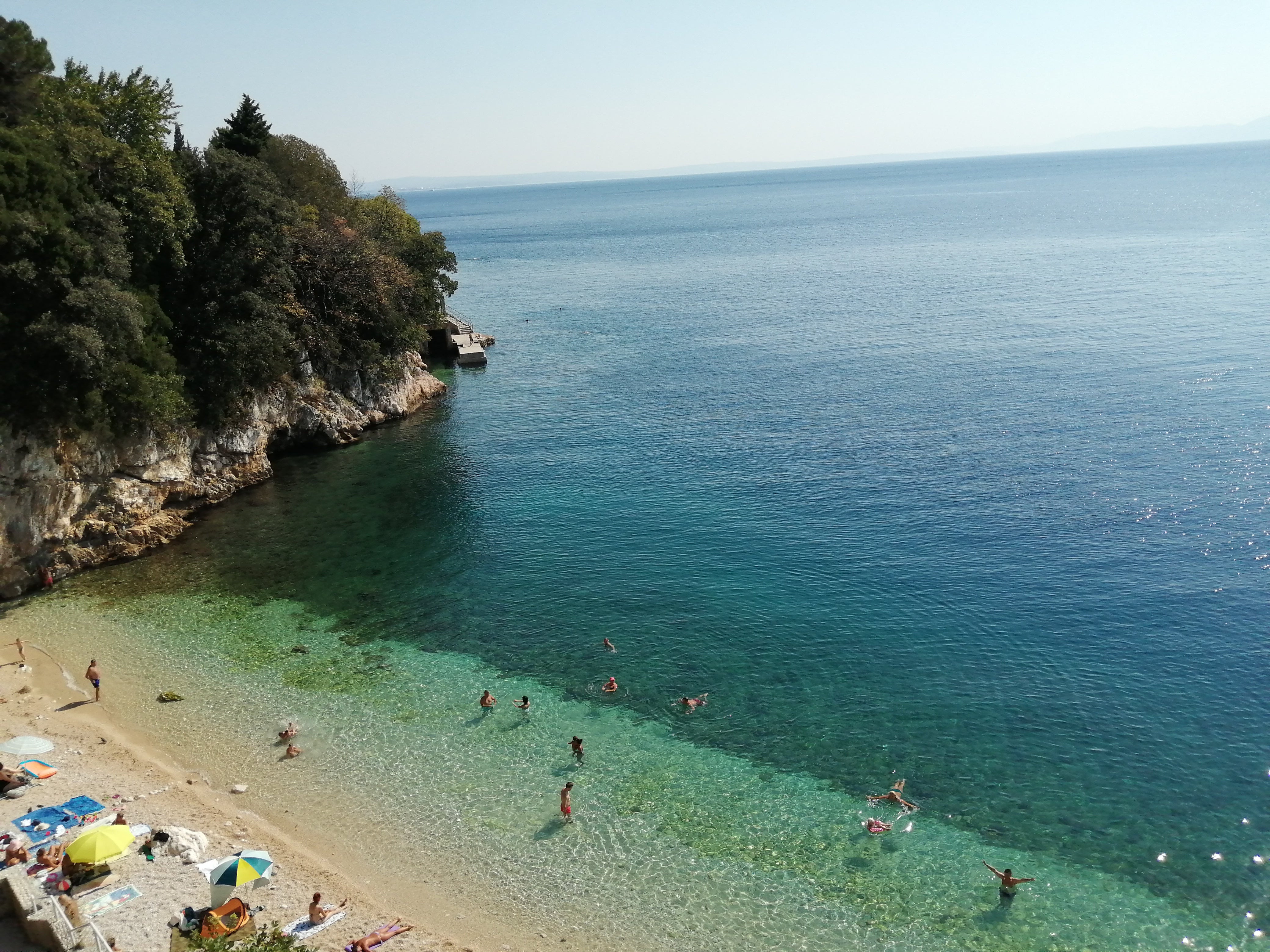 Nearby beaches offer the chance to take a dip in the Adriatic