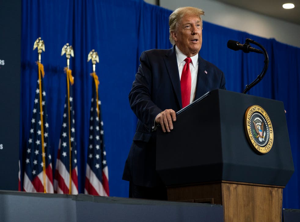 El presidente ha arremetido contra la familia Biden, a la cual ha pintado como una "corrupta"