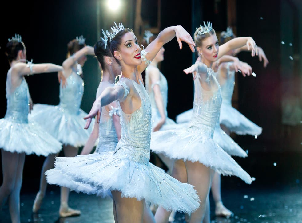 Dancers of the English National Ballet perform The Nutcracker at the Coliseum 