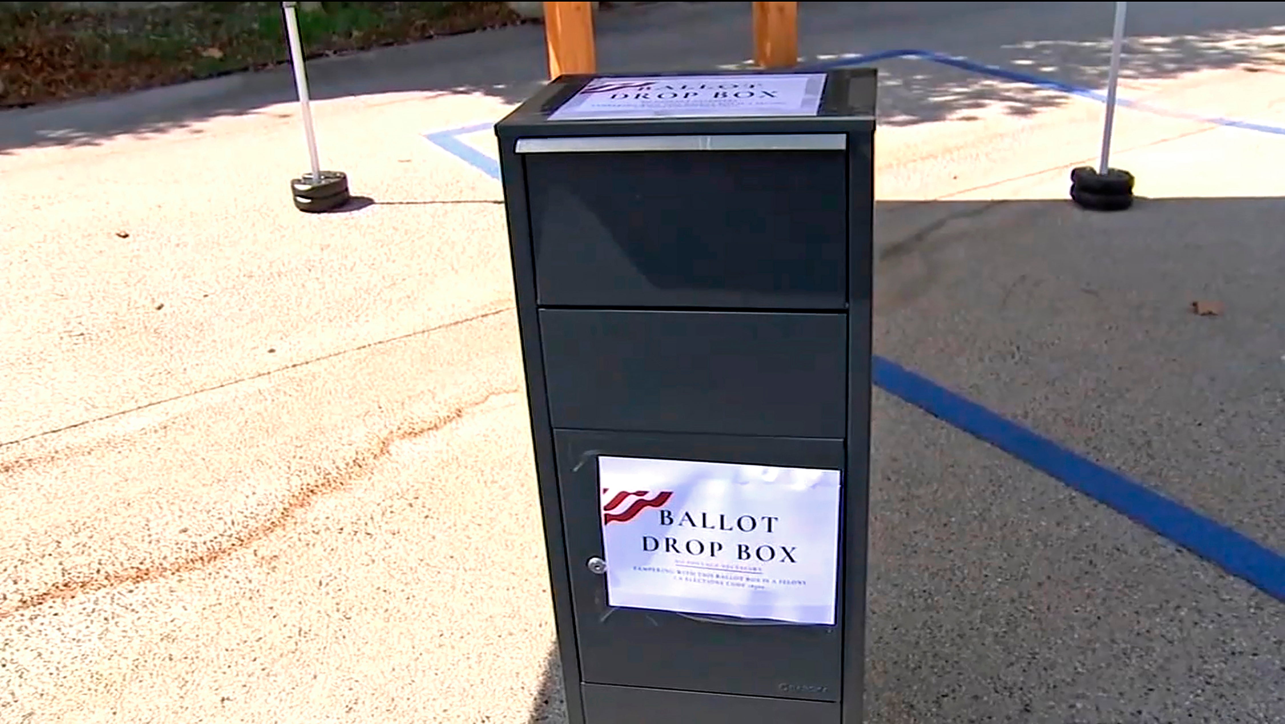 US Election 2020 California GOP Ballot Boxes