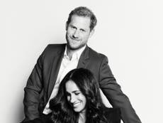 Meghan appears to wear Diana’s watch in new portrait with Harry