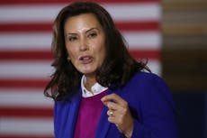 Gretchen Whitmer fires back at Trump Covid doctor’s call to ‘rise up’