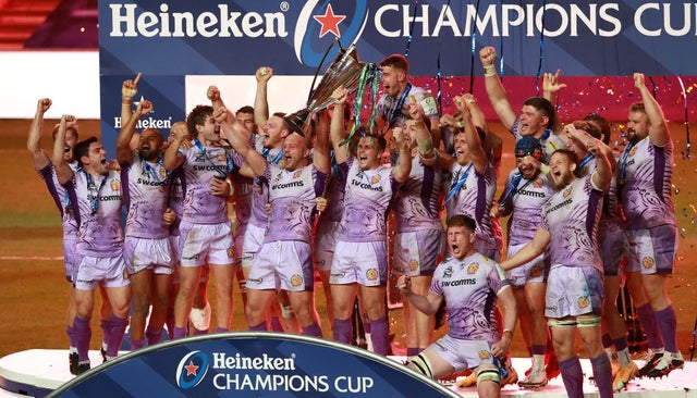 Exeter Chiefs lift the Champions Cup