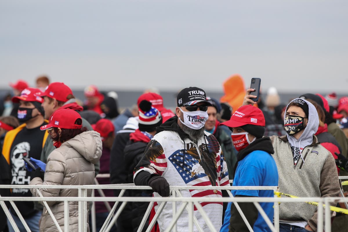 Trump heads to rallies in Michigan and Wisconsin as states break coronavirus case records