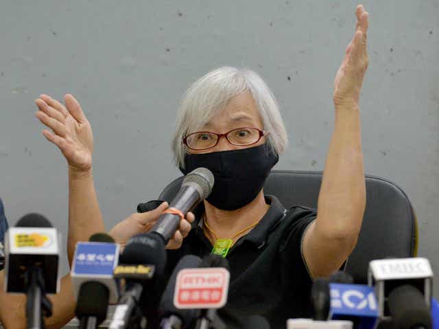 The 64-year-old has now revealed she was detained in the border city of Shenzhen in mainland China last August where she was allegedly mentally abused and made to disavow her activism in writing