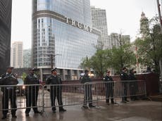 Man climbs Trump Tower Chicago, demanding to meet Trump