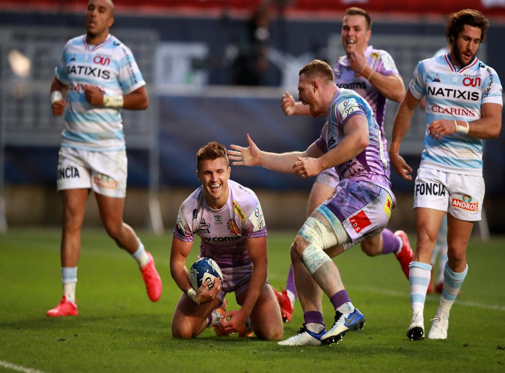 Henry Slade admitted that Exeter’s Champions Cup triumph over Racing 92 helped make up for England’s World Cup final defeat