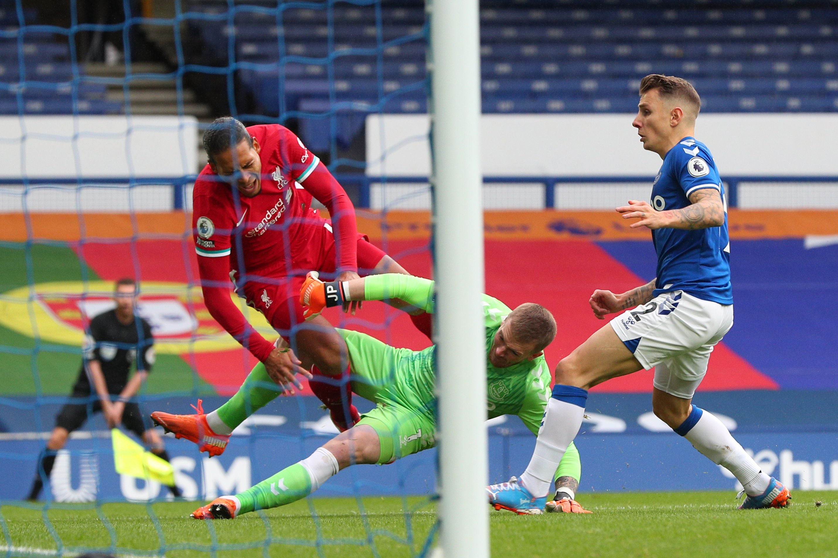 Jordan pickford store mistake v liverpool