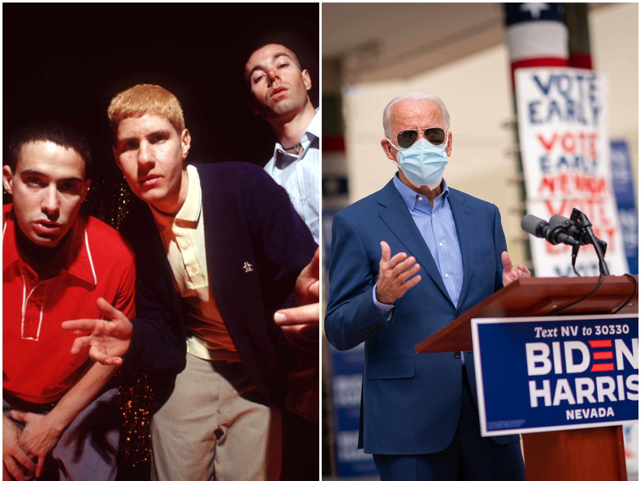 Beastie Boys approved the use of their single ‘Sabotage’ in a Biden campaign advert