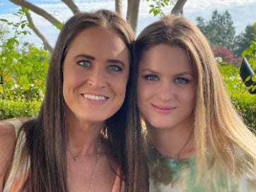 Holly Courtier (left) with her daughter, Kailey