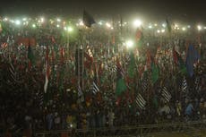 Huge rally against Pakistan’s Khan draws comparisons to Thailand