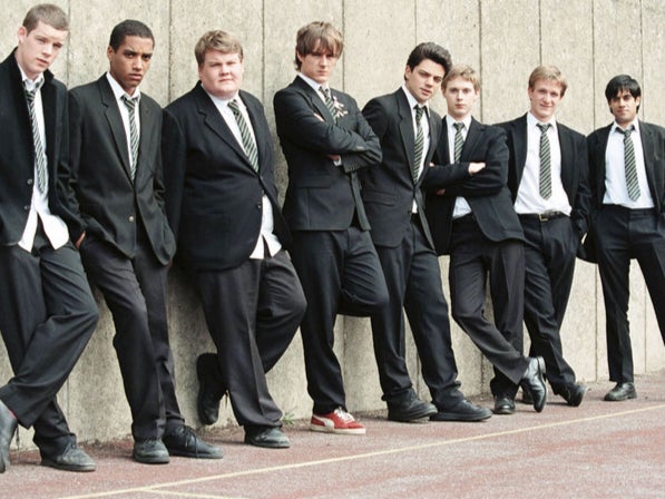 History Boys: Tovey, Samuel Anderson, James Corden, Andrew Knott, Dominic Cooper, Samuel Barnett, Jamie Parker and Sacha Dhawan in the 2006 film