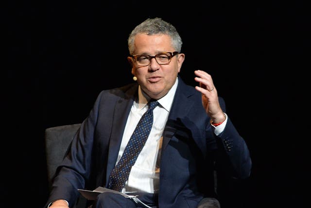 Moderator Jeffrey Toobin, writer, The New Yorker attends the 2016 “Tina Brown Live Media’s American Justice Summit” at Gerald W. Lynch Theatre on 29 January 2016 in New York City
