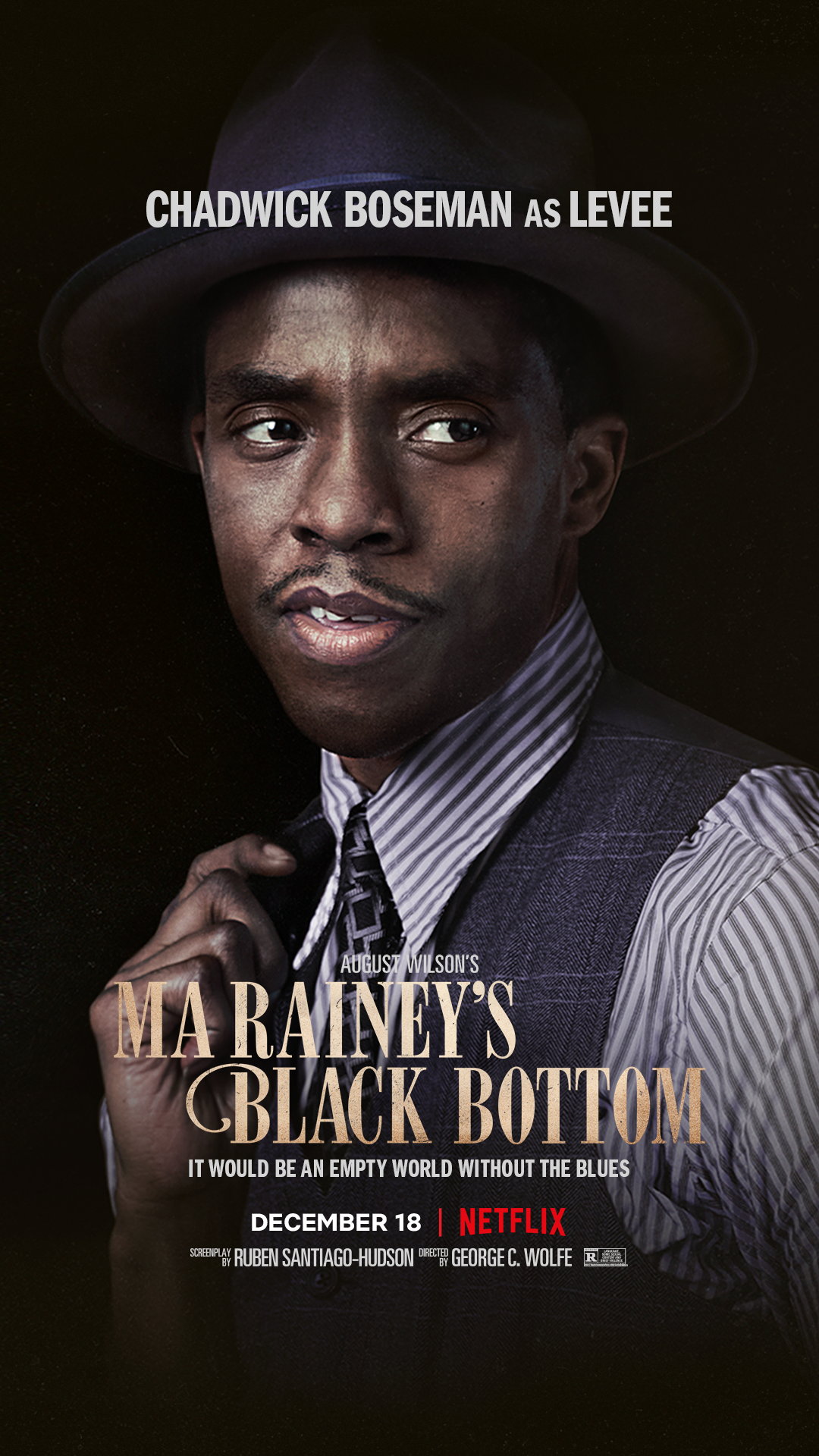 Chadwick Boseman portrays Levee in ‘Ma Rainey’s Black Bottom’