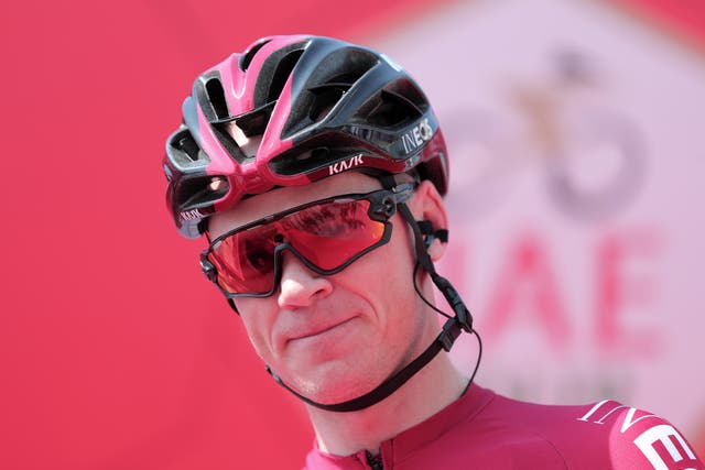Chris Froome is undertaking his final race for Ineos