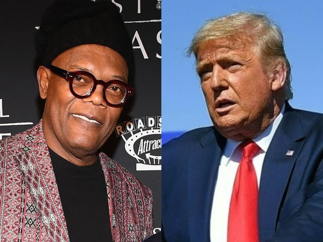 Samuel L Jackson and Donald Trump