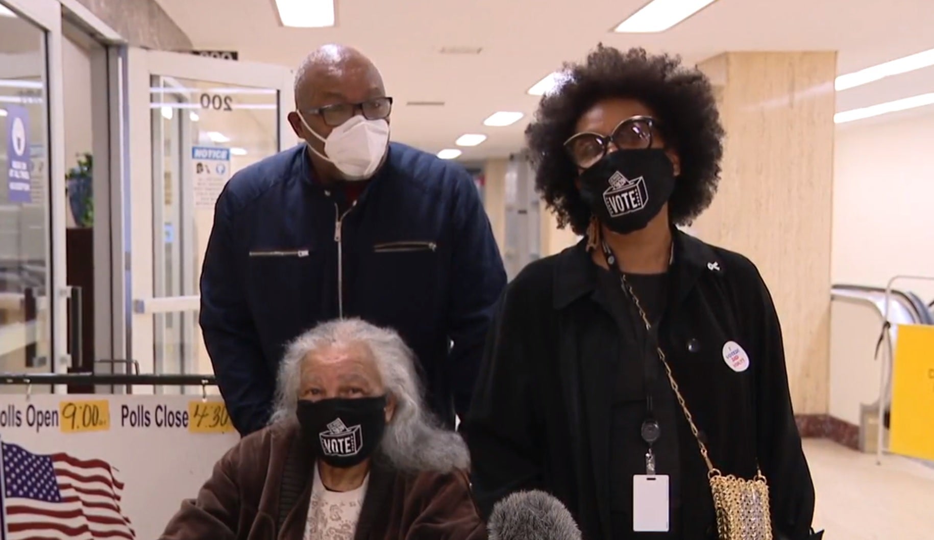 Mildred Madison (bottom left) says this year’s election is ‘the most important we’ve ever had'