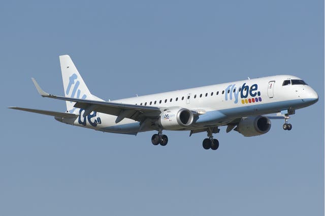 Going places? A Flybe Embraer 195