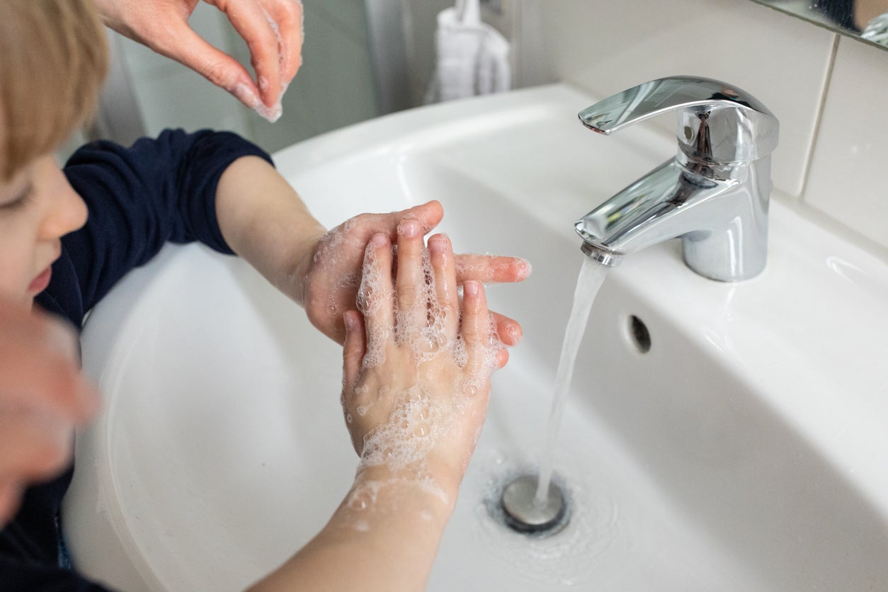 Strict hygiene is now ingrained in children