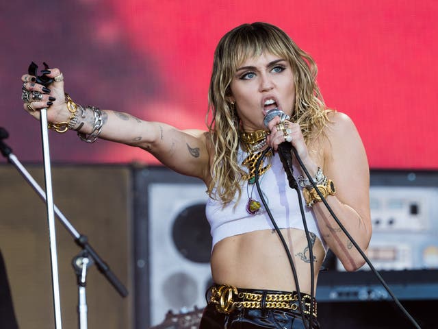 Cyrus covered Metallica’s ‘Nothing Else Matters’ during her 2019 Glastonbury set