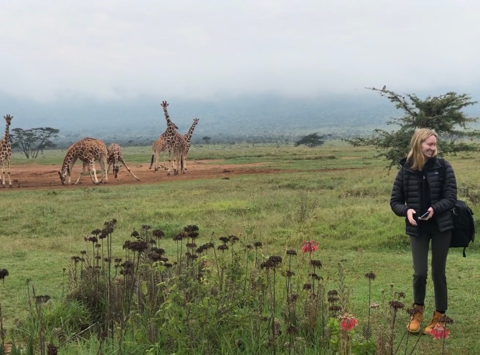 Emily visited Kenya to see Space for Giants work