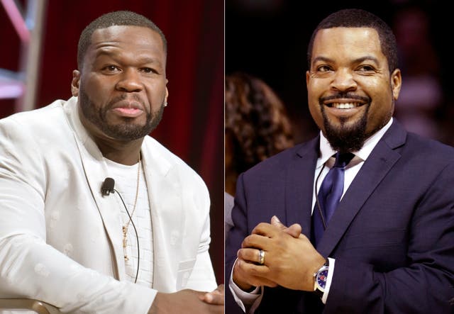 Ice Cube compartió la foto original en su cuenta de Twitter
el 6 de julio para enviar un mensaje de cumpleaños a 50 Cent.