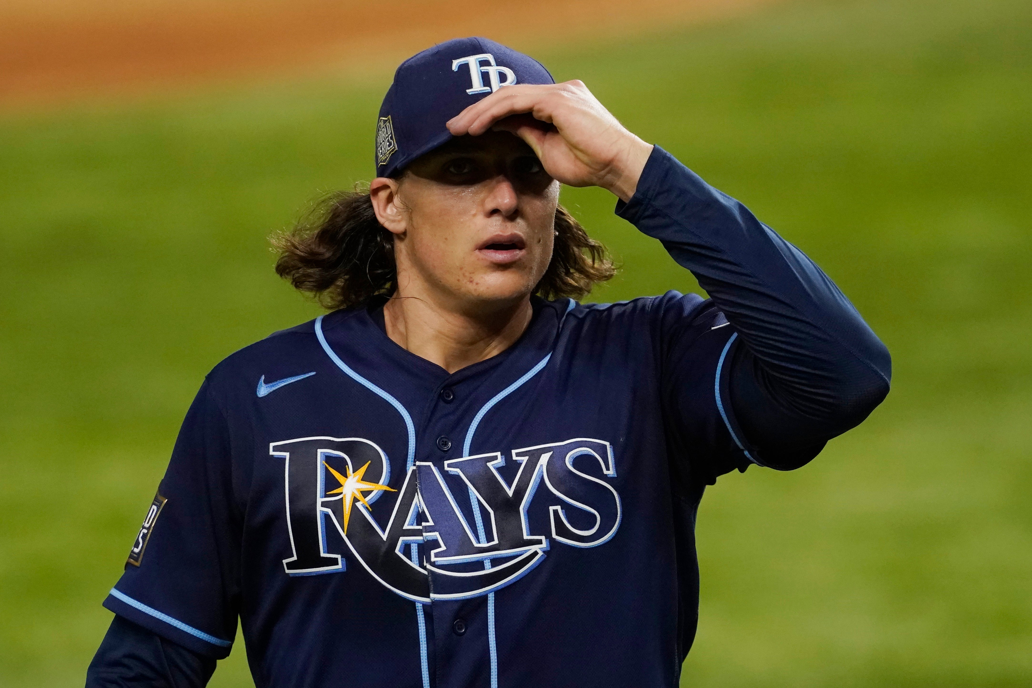 Glasnow wilts, can't stay with Kershaw as Rays drop Game 1 walks