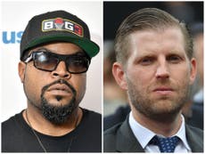 Eric Trump causes firestorm with Ice Cube and 50 Cent ‘Trump’ photo